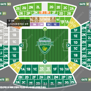 전북현대VS서울E랜드 [사이드테이블석 , E구역 1층] / 승강 PO2차전 /최고시야 / 분할구매 가능