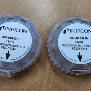 INFICON 008-010-G10 6MHz Gold Coated Crystals