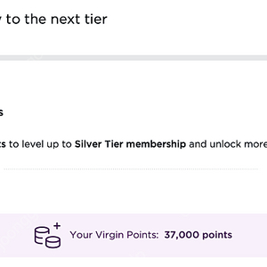 버진 아틀랜틱 항공사 마일리지 양도 (37,000마일)