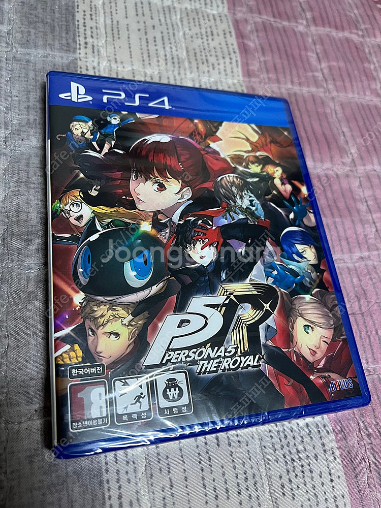 페르소나5로열 ps4판 미개봉--0
