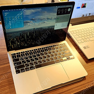 맥북에어 2020 A2179 13.3"/i5/8G/512GB/신동급 / 두개의심장 macOS+Window10정품