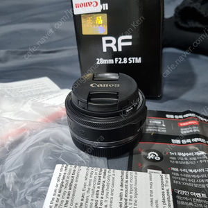 캐논 RF 28mm F2.8 STM 팬케이크 렌즈 판매합니다