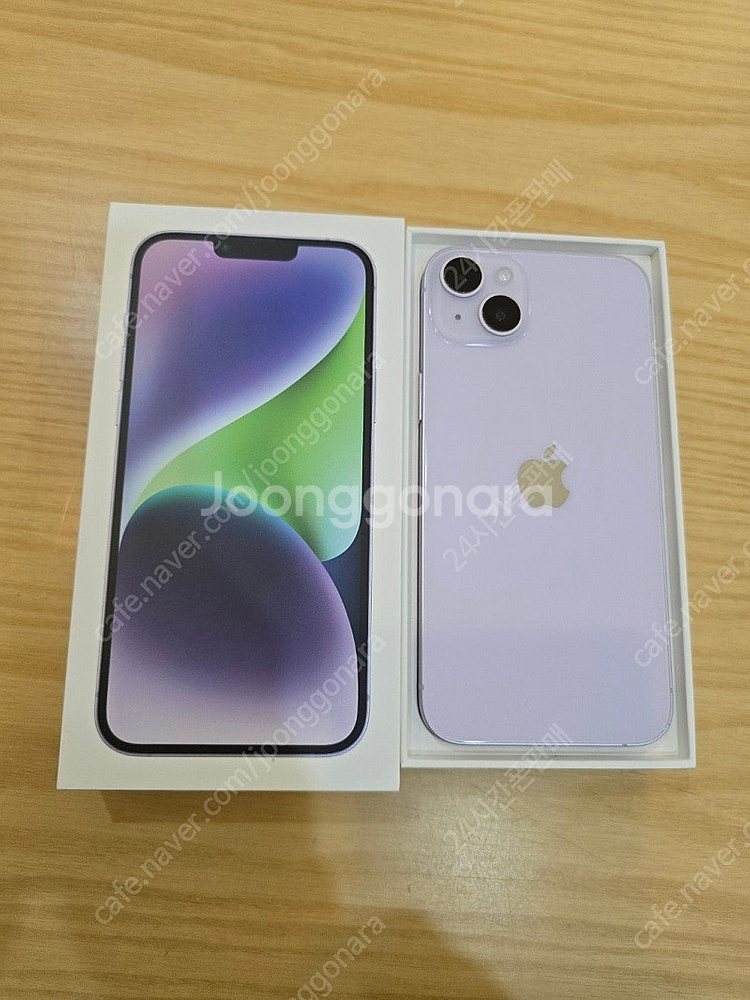 아이폰14플러스퍼플256gb 중고폰판매합니다--0
