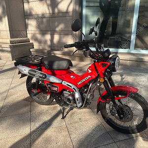 헌터커브 125cc 빨강이 팝니다.