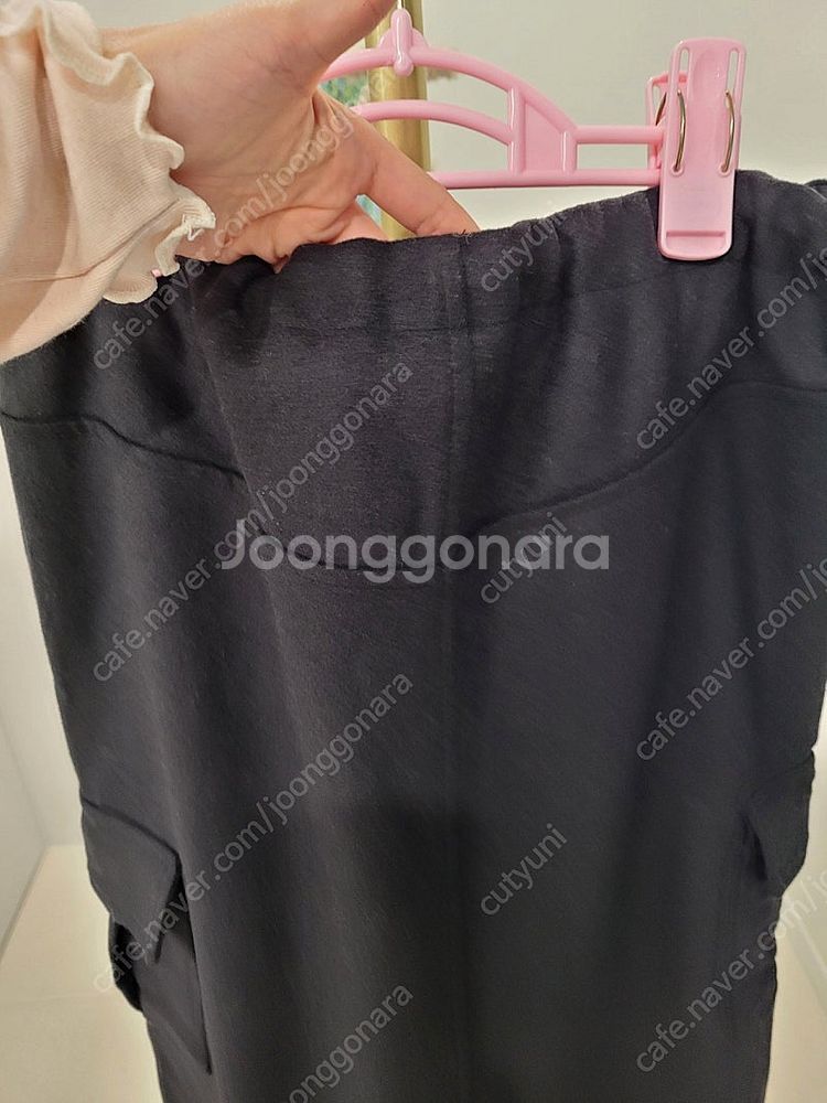 고퀄 울만능스커트 슬랙스 레더카고바지--5