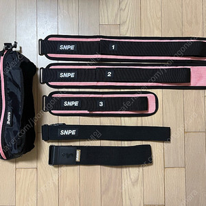 SNPE 바른자세 벨트 5종 + 가방