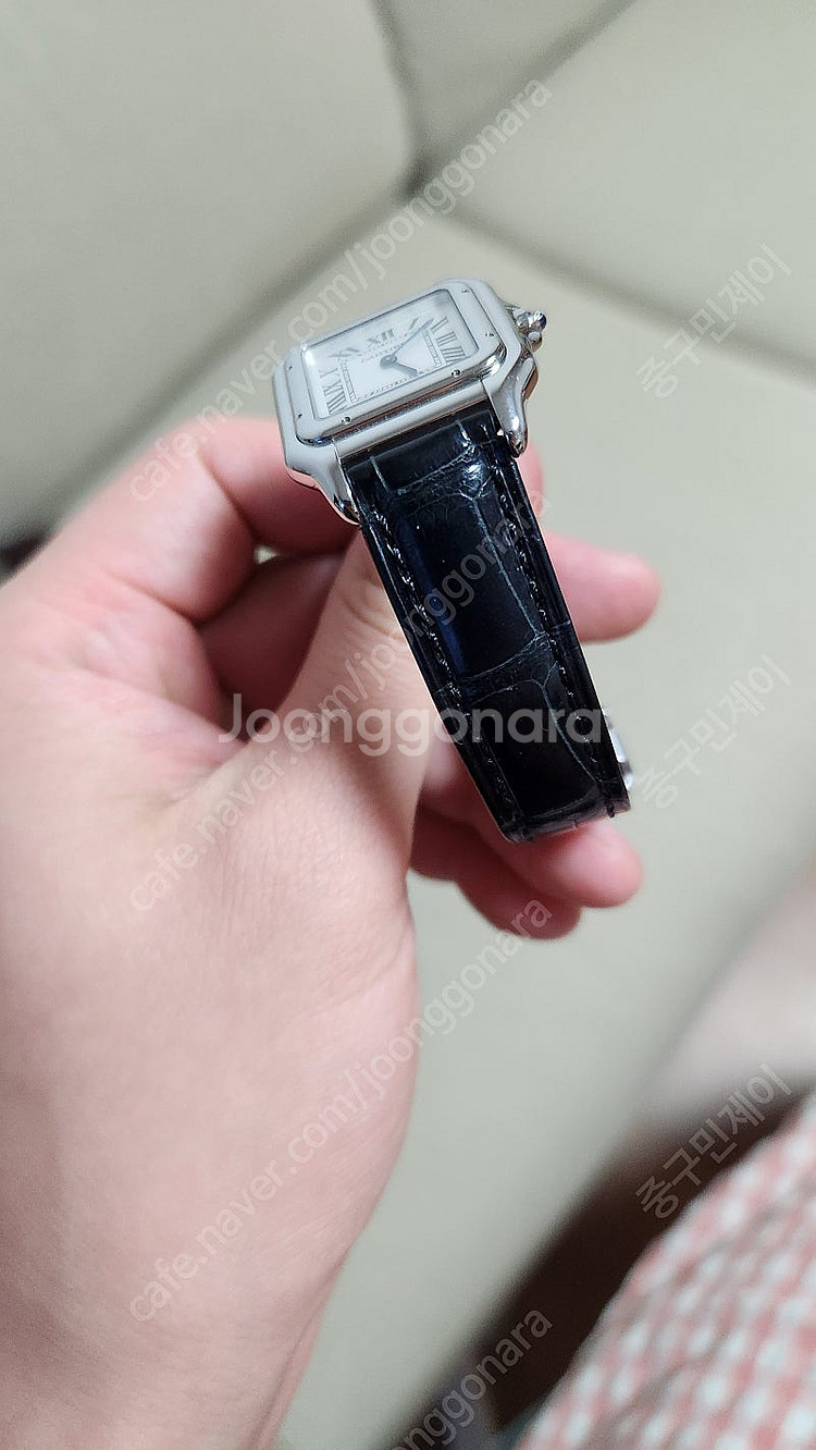 인피니토스트랩 산토스 뒤몽 여성용 블랙 앨리 스트랩 (...--0