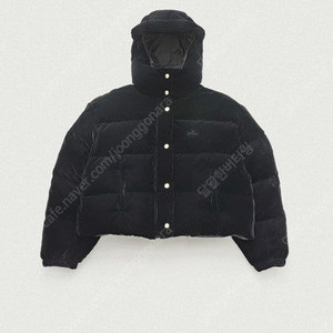 더바넷 Little Black Velvet Goose Puffer Jacket