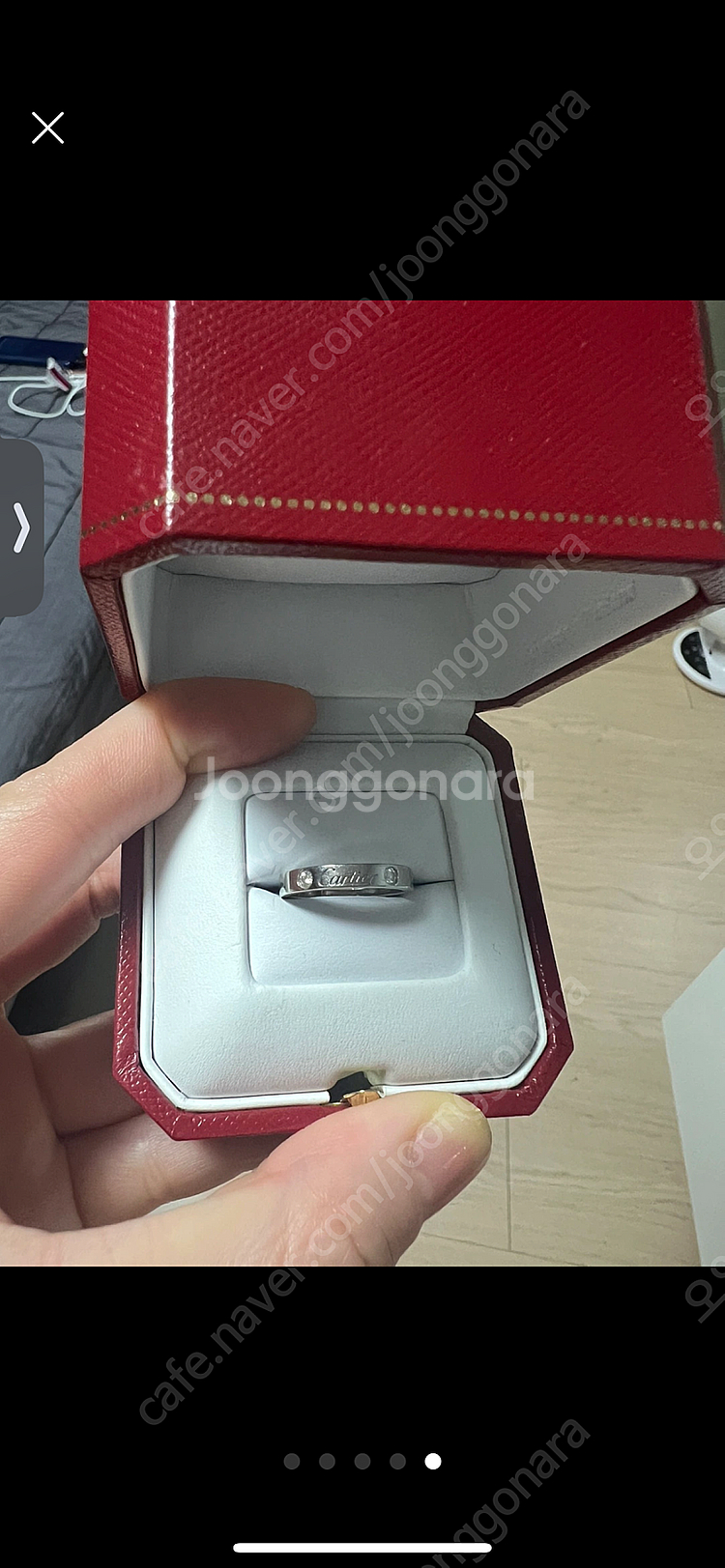 까르띠에 웨딩 밴드 C 드 까르띠에 웨딩 링,3mm, ...--0