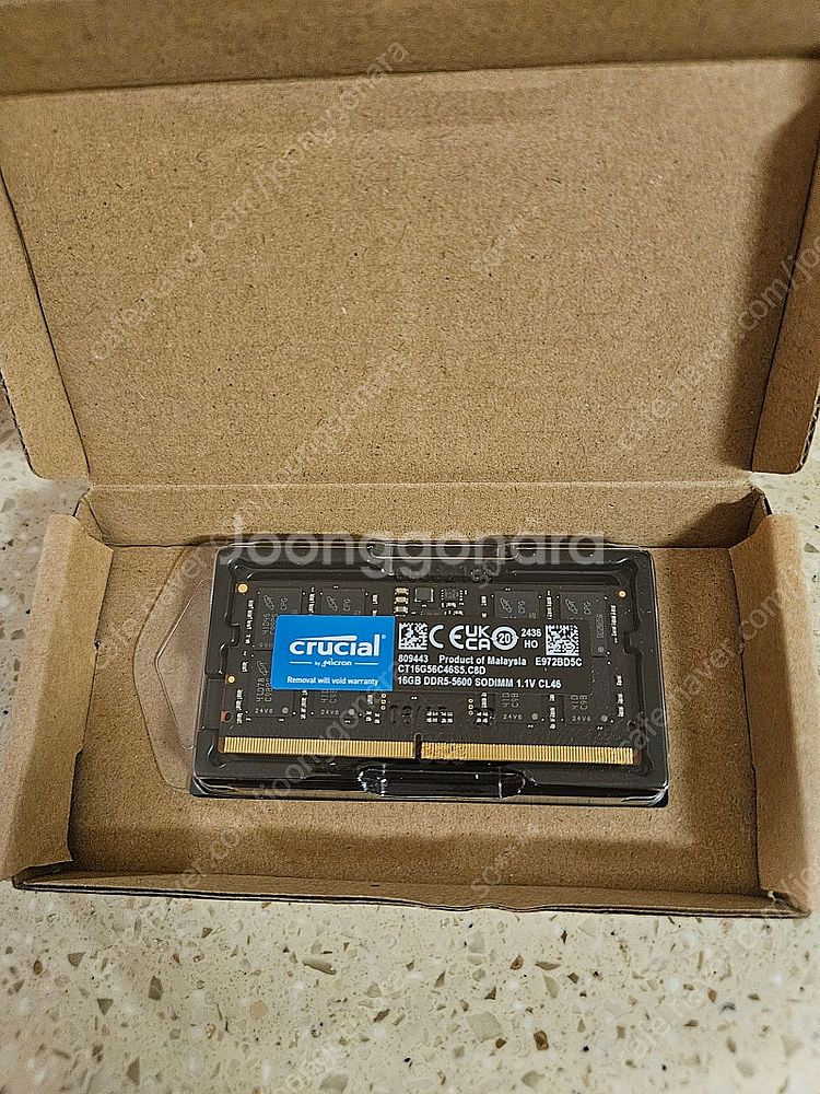 크루셜 DDR5 노트북용(so dimm)5600Mhz ...--1