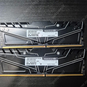 팀그룹 DARK Z FPS DDR4 cl16 삼성b다이