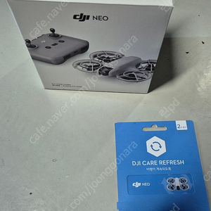 드론 dji mini neo 플라이모어콤보 미개봉 2년케어미사용