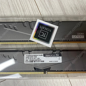 TeamGroup T-CREATE DDR4-3600 CL18 64GB (32x2) 택포