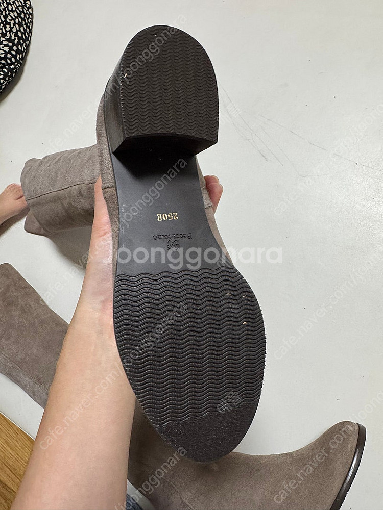 탠디 베카치노 스웨이드 롱부츠 새상품 250--3