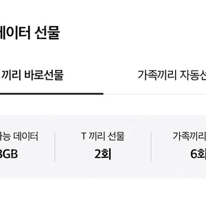 sk데이터 2기가