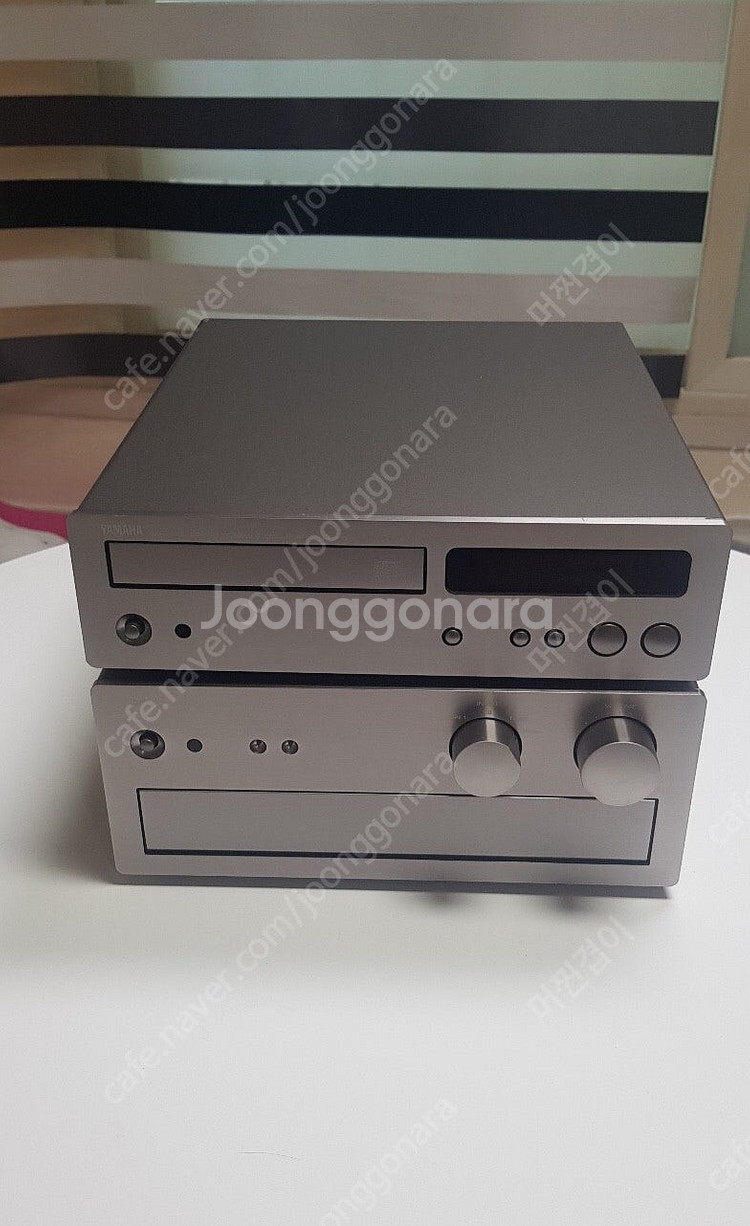 야마하 인티와 CD플레이어 앰프--0