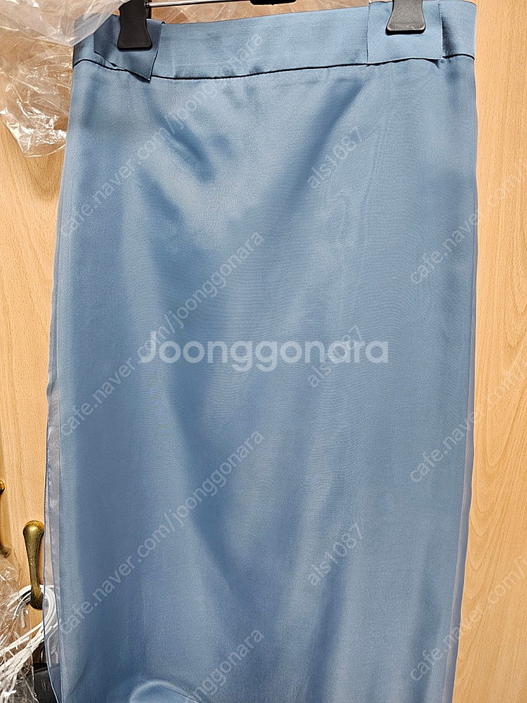 라온컴퍼니 ) 오간자 레이어드 스커트 *레이크블루 *s--3