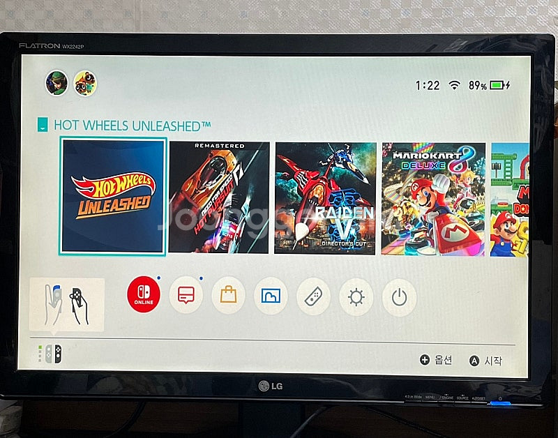 엘지 LG 22인치 플래트론 HD 와이드형 모니터 DV...--0