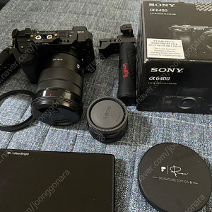 저럼 하게 판매합니다 sony a6400 카메라 바디 랜즈 및 nd필터 필드모니터 팔아요