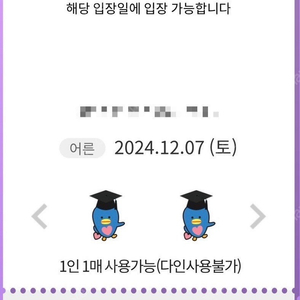 롯데월드 매직패스 5회권(12월 07일 토요일)