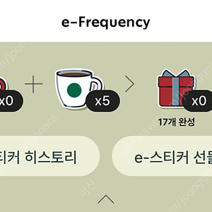 스티벅스 프리퀀시 일반 5장