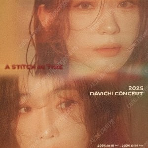 2025 다비치 DAVICHI CONCERT 〈A Stitch in Time〉 VIP석 티켓 판매합니다