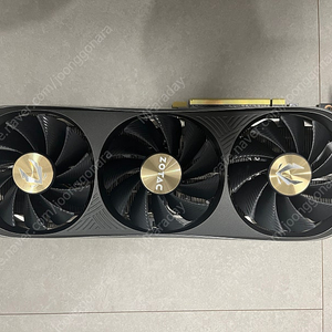 ZOTAC GAMING 지포스 RTX 4070 Ti Trinity OC D6X 12GB 팝니다