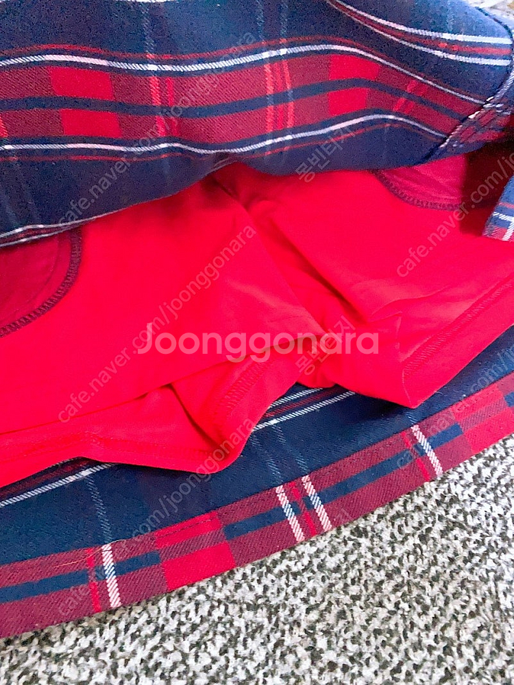 (29인치)와이드앵글여자골프체크스커트--4