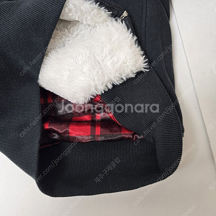무스너클 클래식 버니 퍼탈착 후드집업 블랙(M)--5