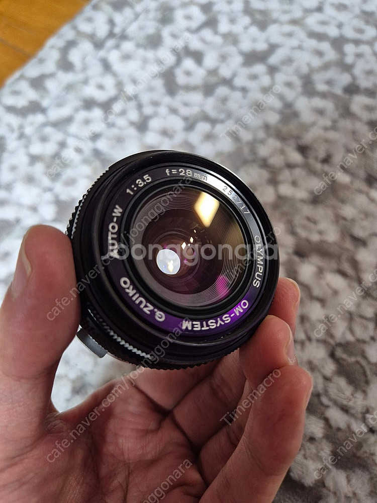 올림푸스 OM마운트 28mm 팬케잌 수동렌즈--5