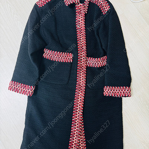 jiyo 지요 지요퍼 Applique Wool Coat S사이즈