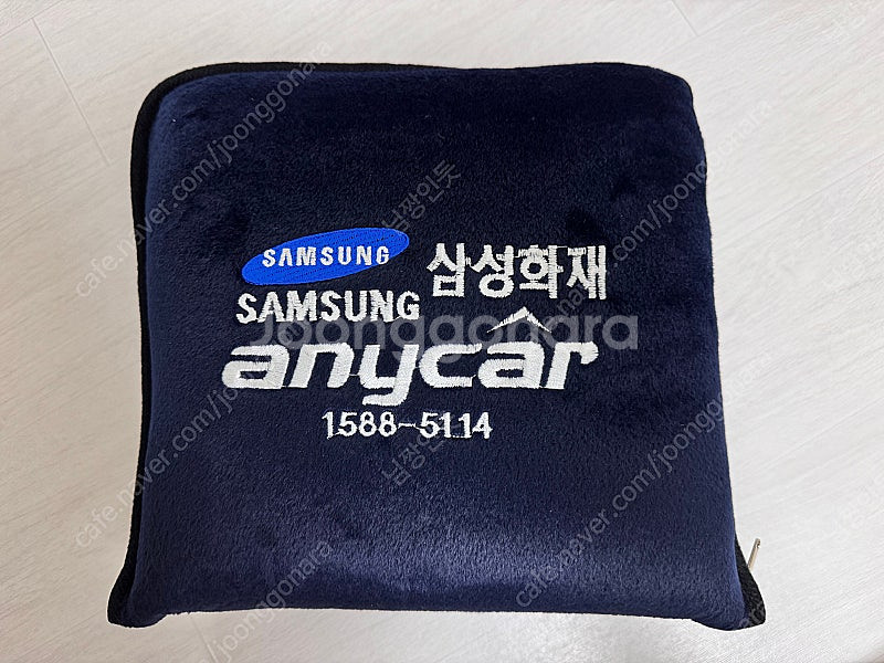 극세사 차량 쿠션 이불 차박 캠핑 베개 무릎담요 미사용...--4