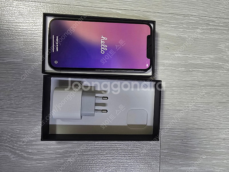 아이폰 12프로 256GB 그래이 파이트 정품 충전기 ...--8