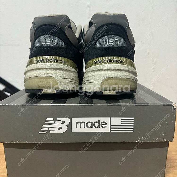 뉴발란스 992 M992EB 블랙그레이 285 판매합니...--4