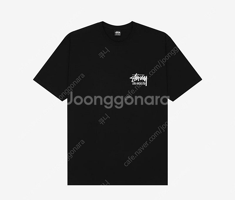 stussy 스투시 로스앤젤레스 로고 반팔--0