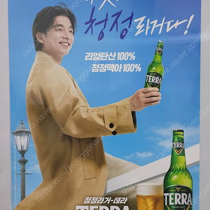 테라 맥주 공유 포스터 브로마이드