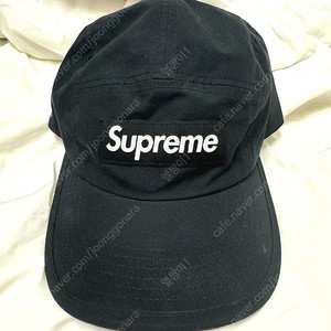 슈프림 벤틸 캠프캡모자 Supreme Ventile Camp Cap Black - 22FW