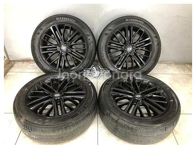 그랜저IG 흠집없는 블랙 휠타이어 215/55R17--0