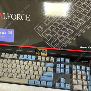 [네고️ 타건영상첨부] 풀윤활_리얼포스(Realforce) R2 풀배열 그레이블루 저소음 45g