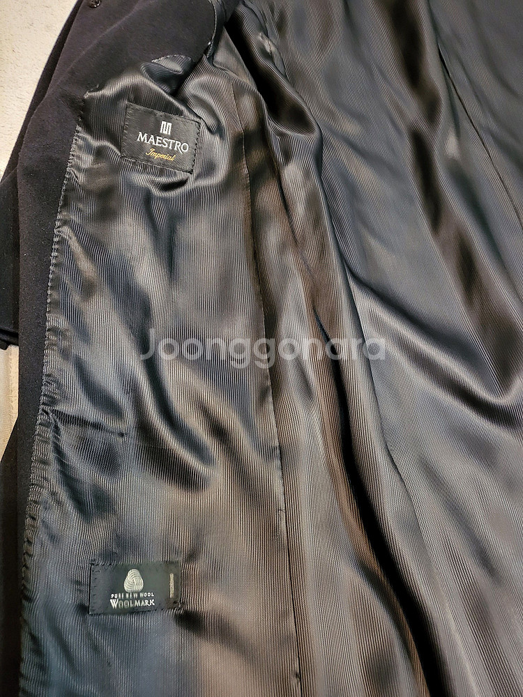 가격다운 / 마에스트로 로로피아나 캐시미어 체스터필드코트--5