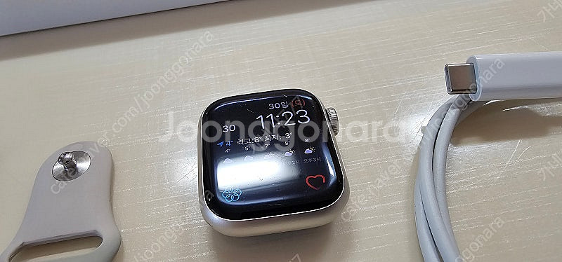 애플워치7 41mm 스타라이트--2