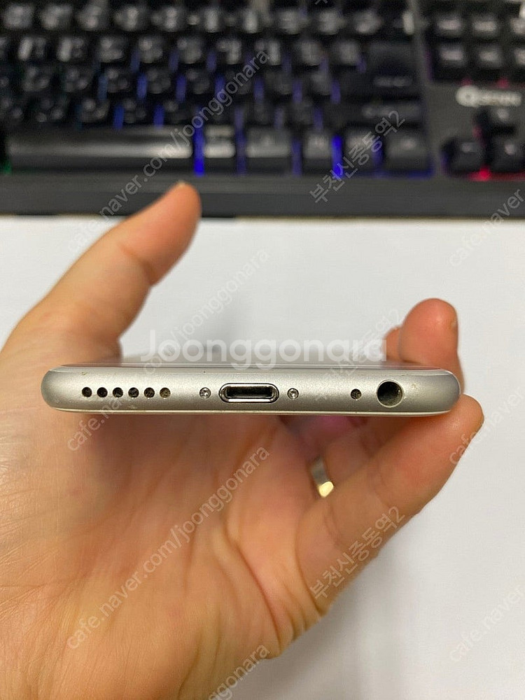 022915 아이폰6S 실버 액정SS급 64GB 배터리...--6