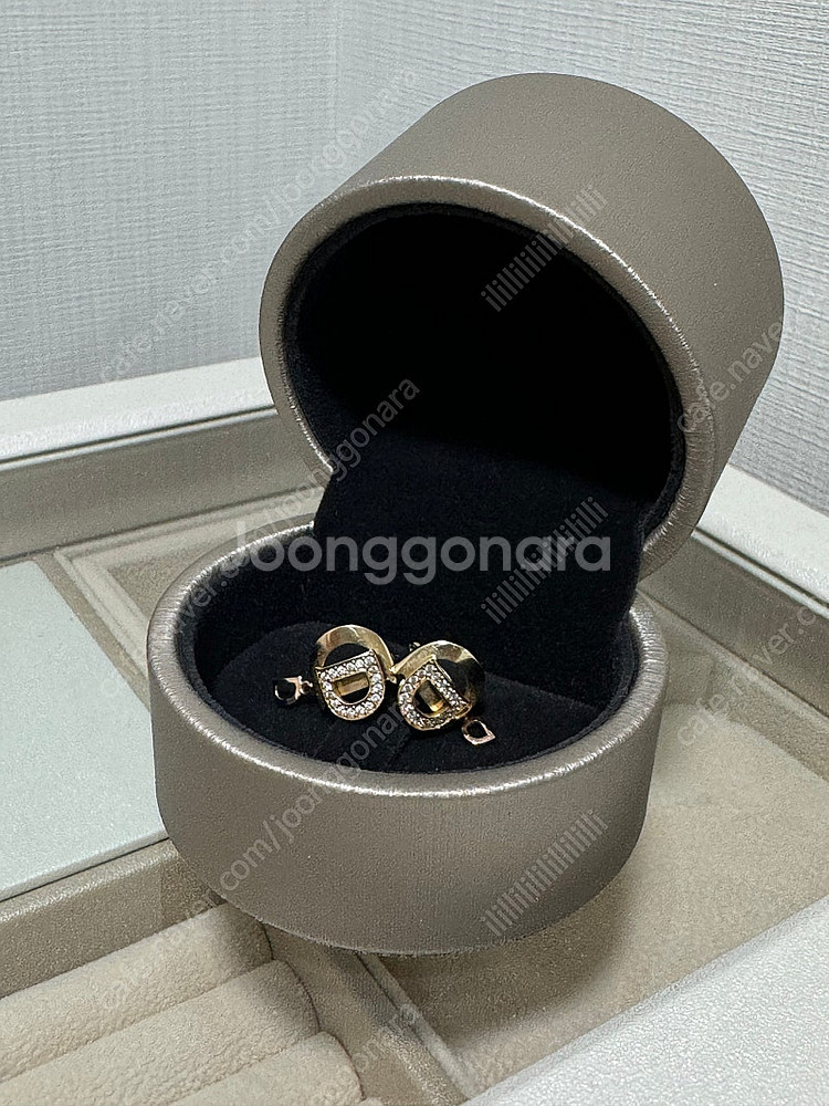14k 세련된 D귀걸이--1