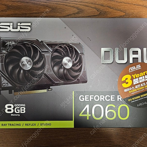 ASUS dual 지포스 RTX 4060 8g d6 8gb [풀박스]