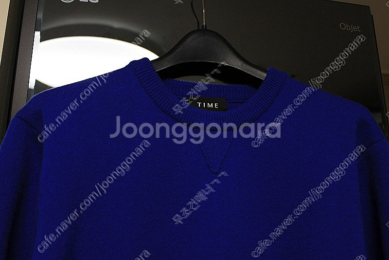 타임옴므 23fw 아이보리색 맨투맨 니트 100사이즈 ...--3