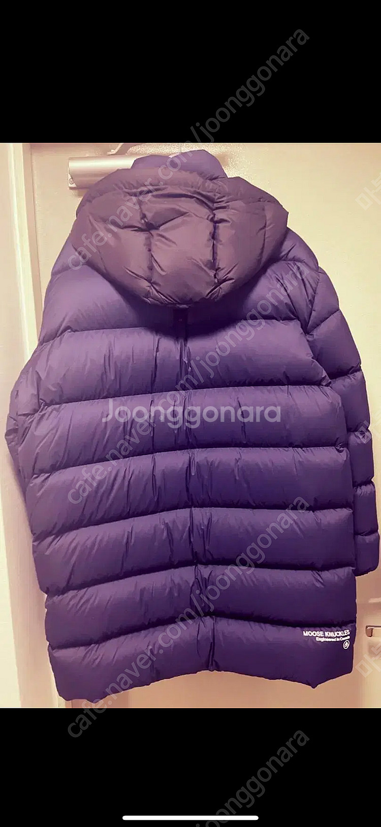 무스너클 패딩 다크 사파이어 XL 미시착 새상품 정가이...--2