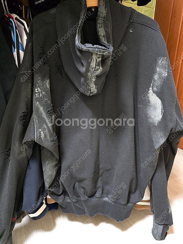 언더마이카 후드 세풀투라 데미지 워시드--1