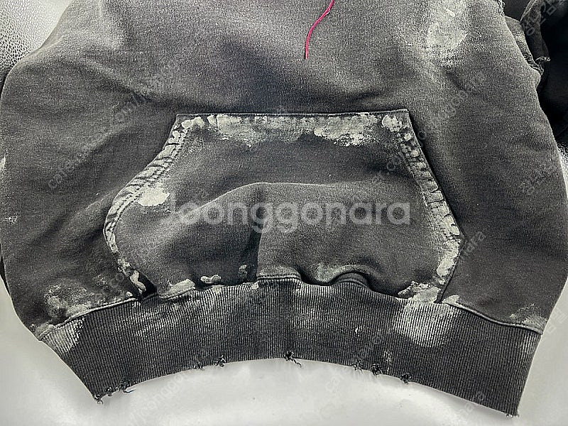 언더마이카 후드 세풀투라 데미지 워시드--4