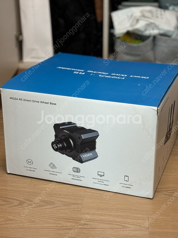 Moza R5 + KS 휠 + 파나텍 CS 페달 로드셀...--0