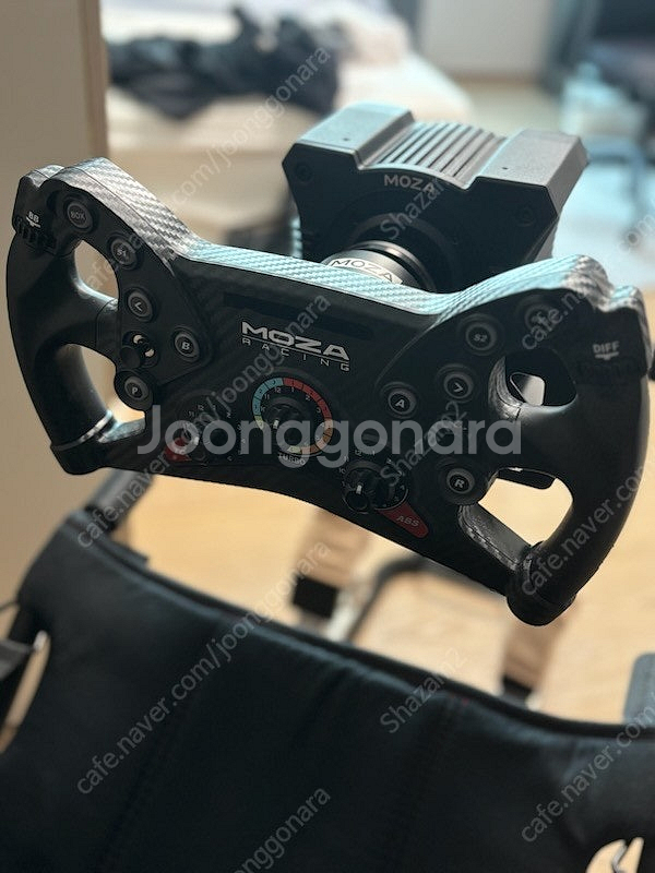 Moza R5 + KS 휠 + 파나텍 CS 페달 로드셀...--2